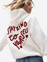 Original Regular Waistband Hoodie "Stay kind"