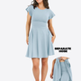Classic Skort Kleid Linh - Hellblau