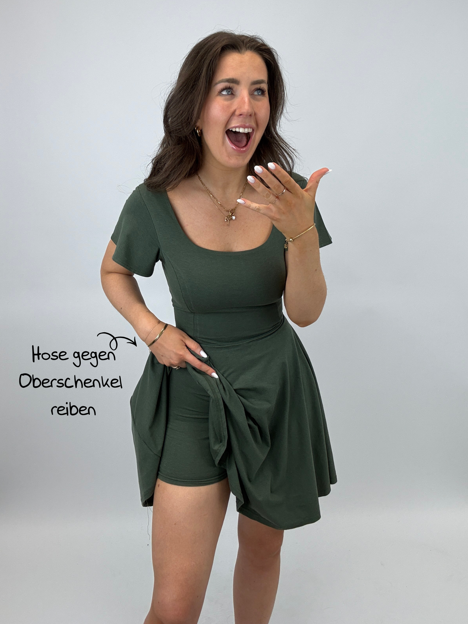 Classic Skort Kleid Ivy - Schwarz