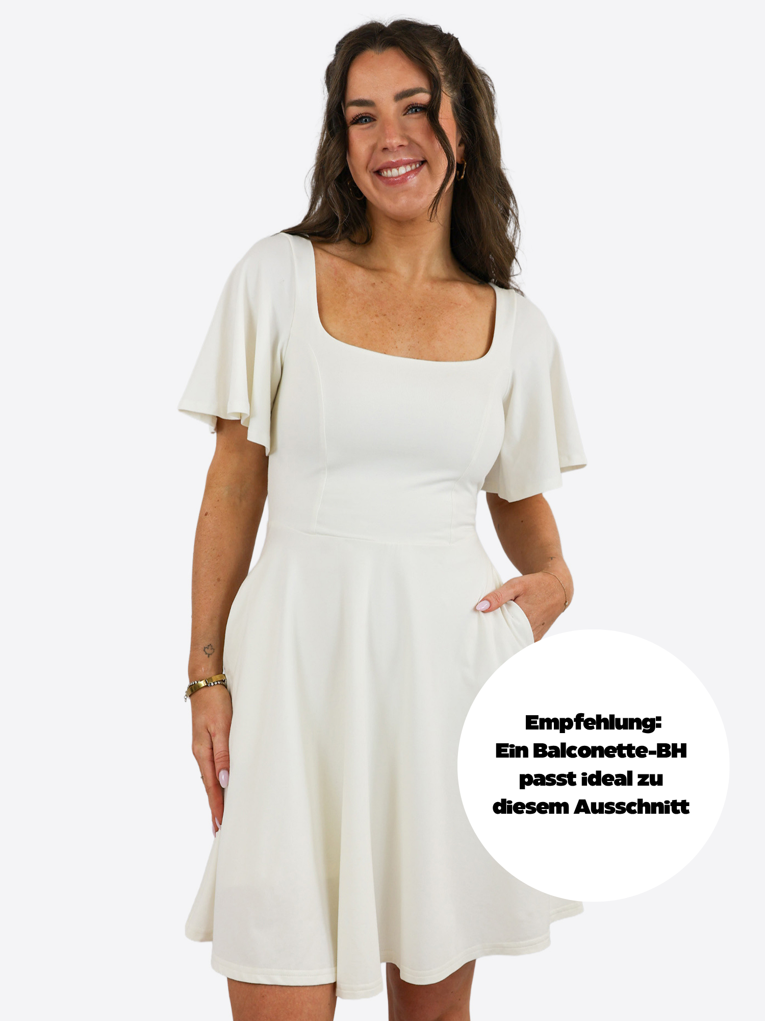 Classic Skort Kleid Mara - Off White