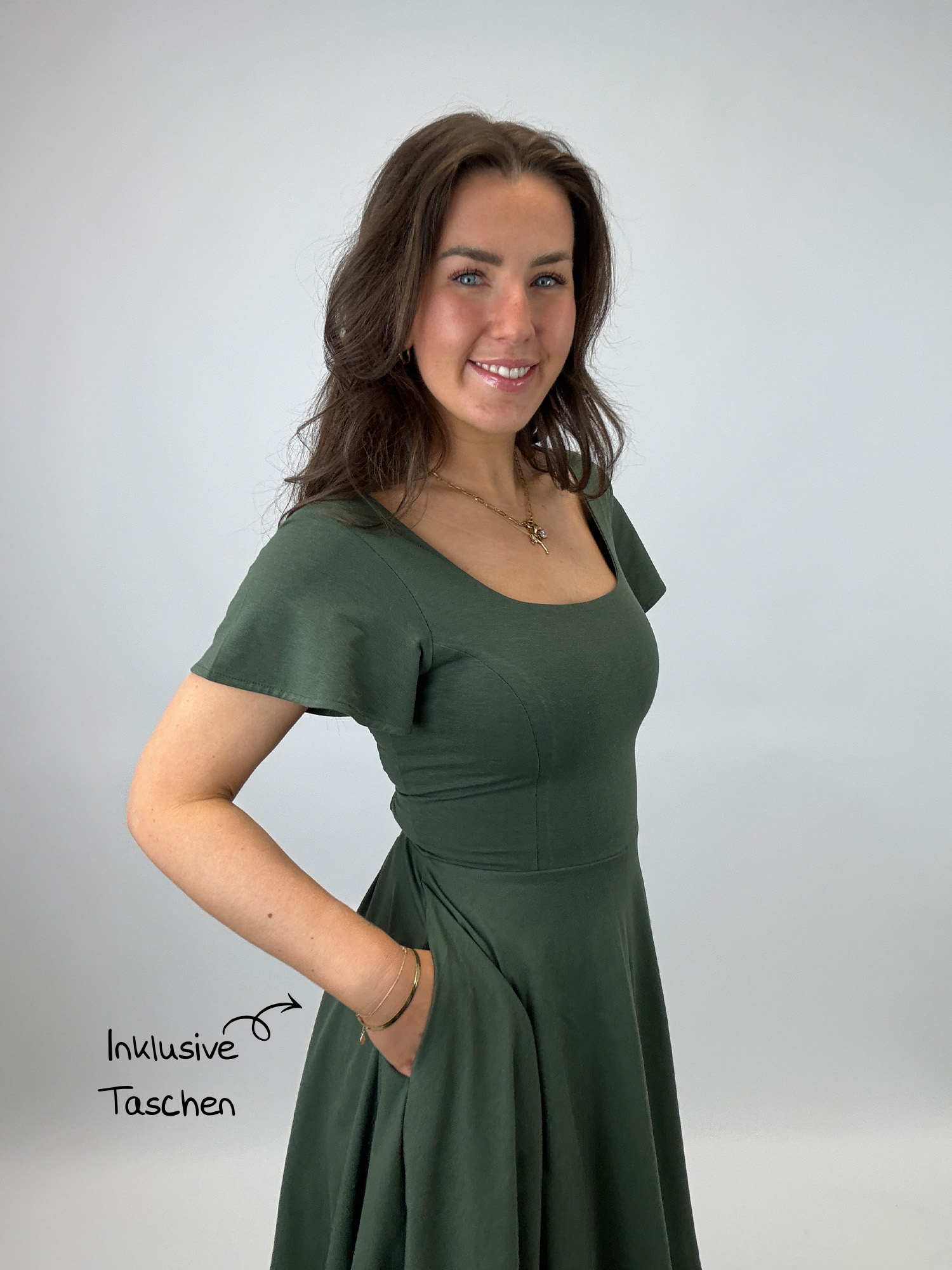 Classic Skort Kleid Ivy - Olive