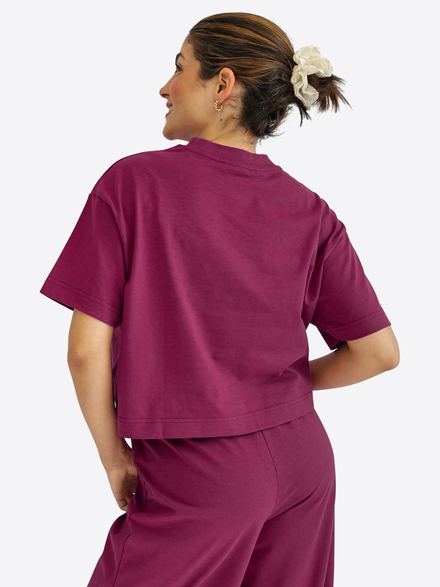 Crop Shirt – Berry