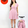 Classic Wickelkleid Carina - Rosa