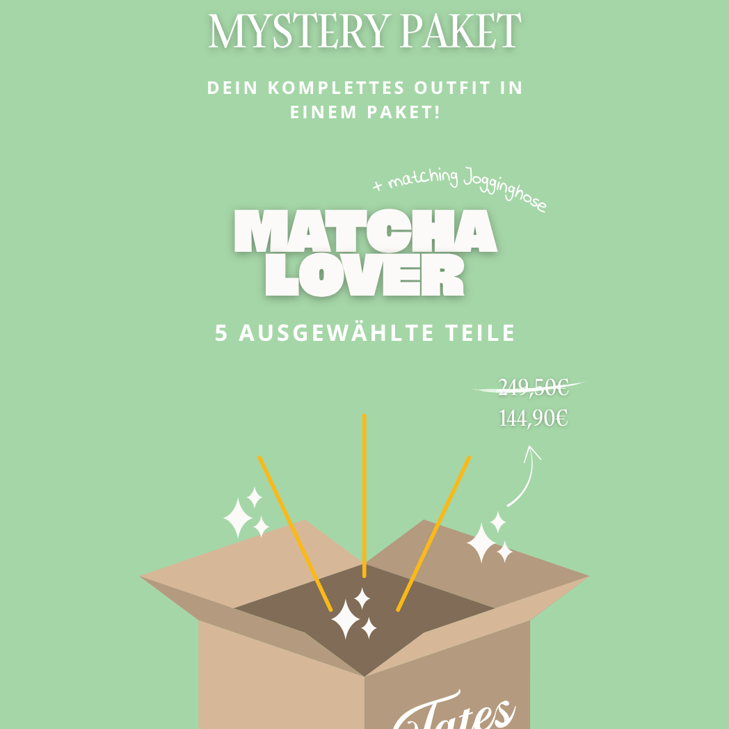 Matcha Mystery Paket + matching Jogger
