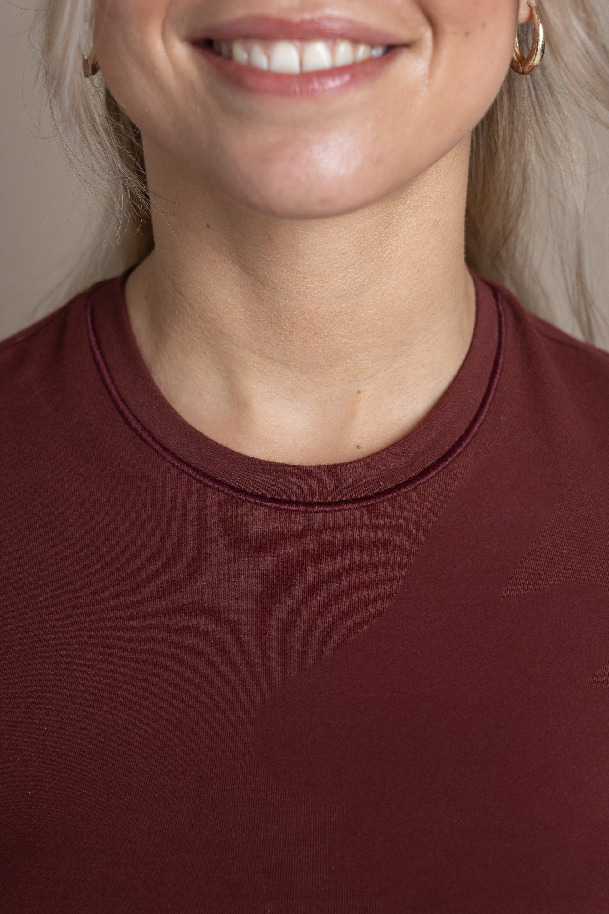 Longsleeve (Slim) – Bordeaux