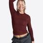 Slim Longsleeve – Bordeaux