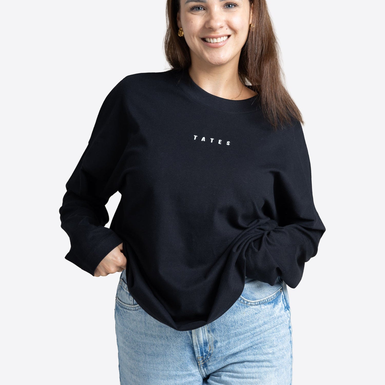 Longsleeve (Oversized) – Schwarz