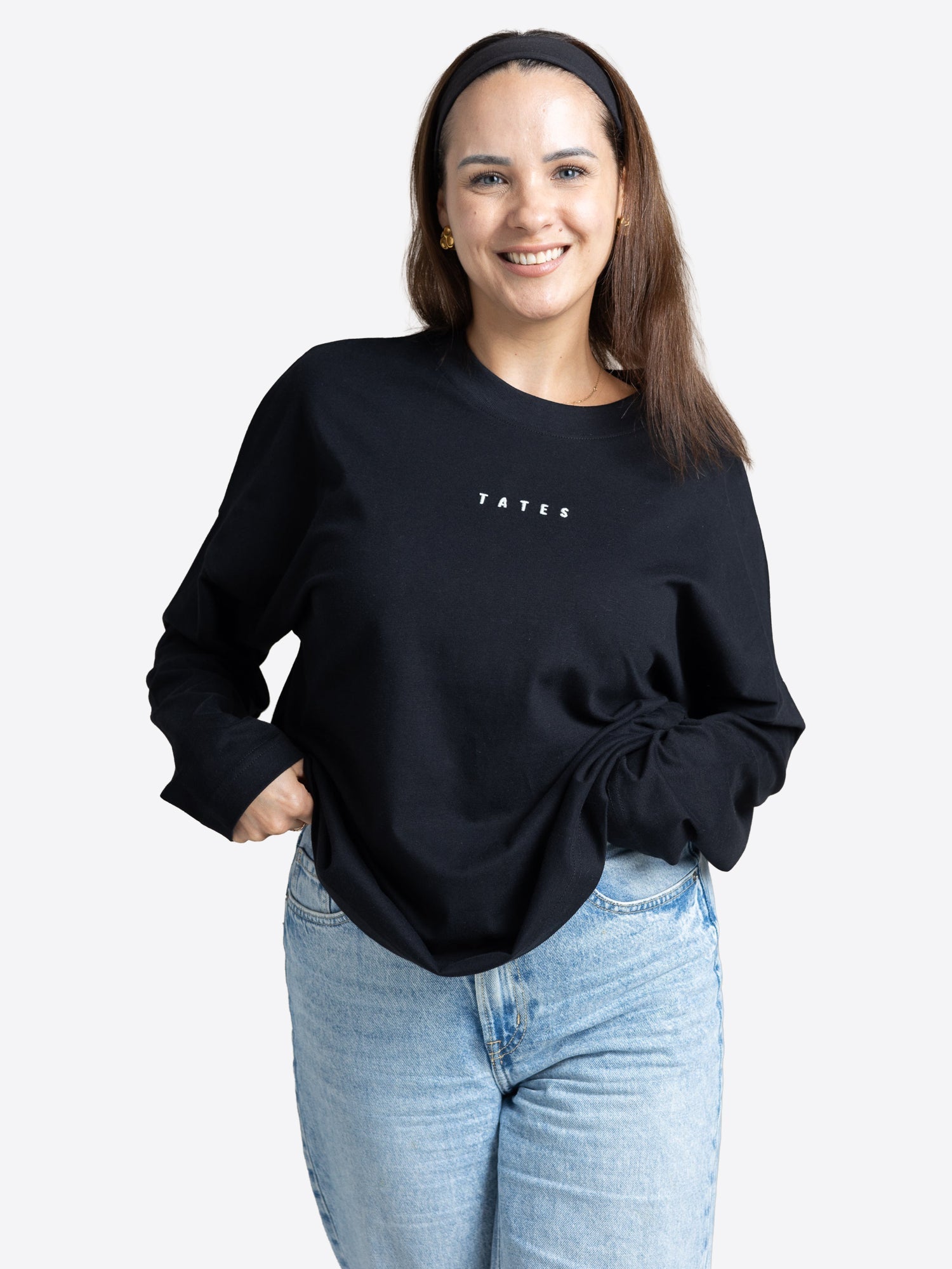 Longsleeve (Oversized) – Schwarz