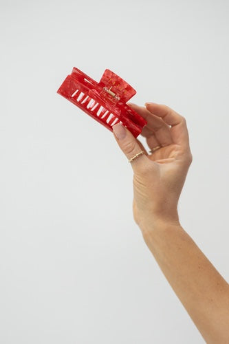 Red Haarklammer midi