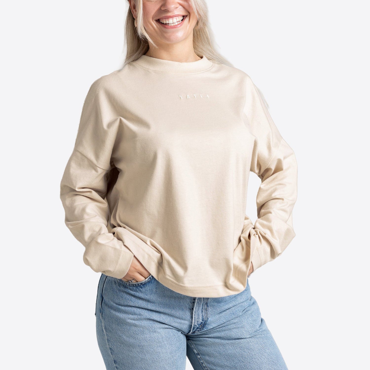 Longsleeve (Oversized) – Beige
