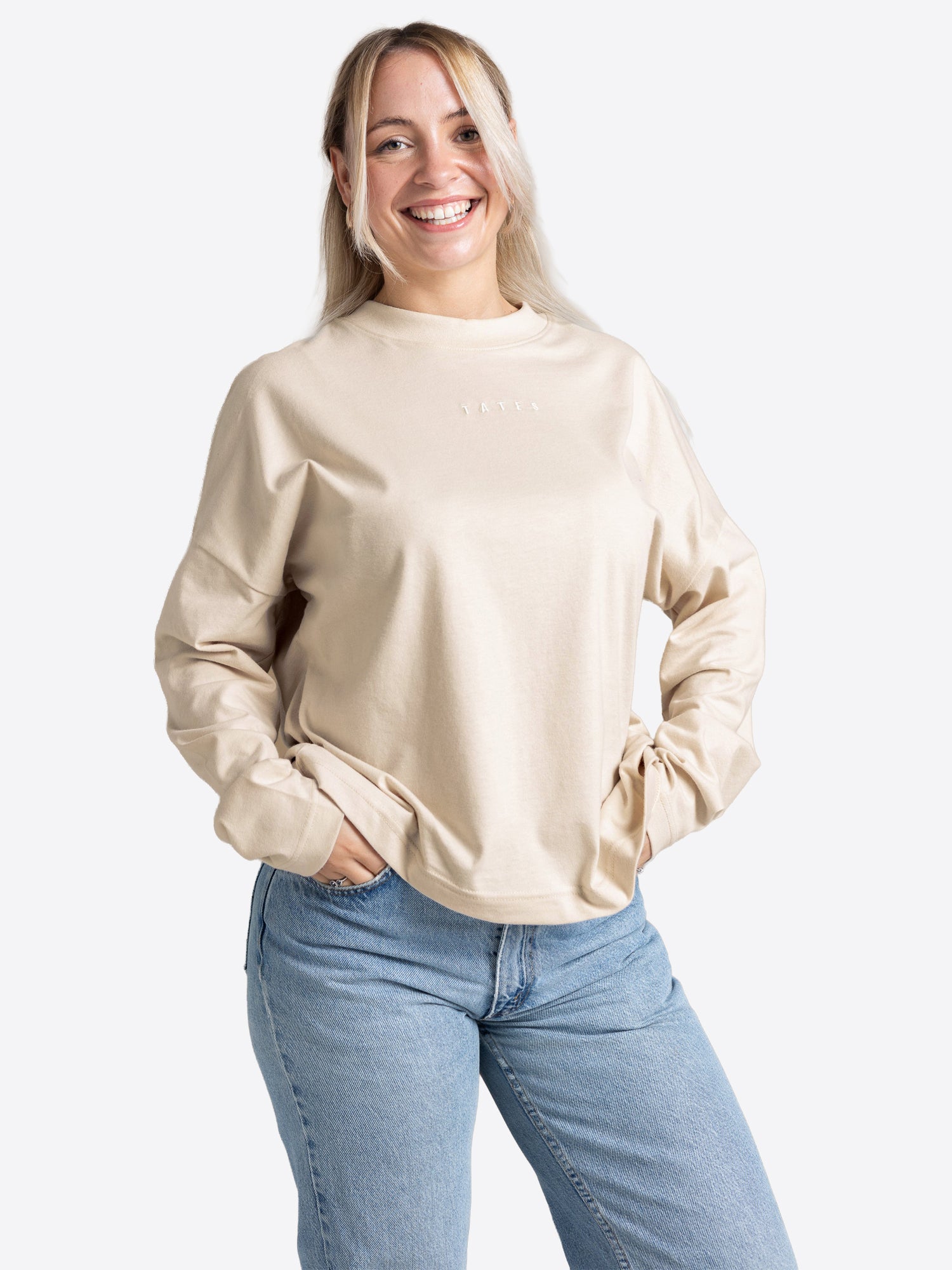 Longsleeve (Oversized) – Beige