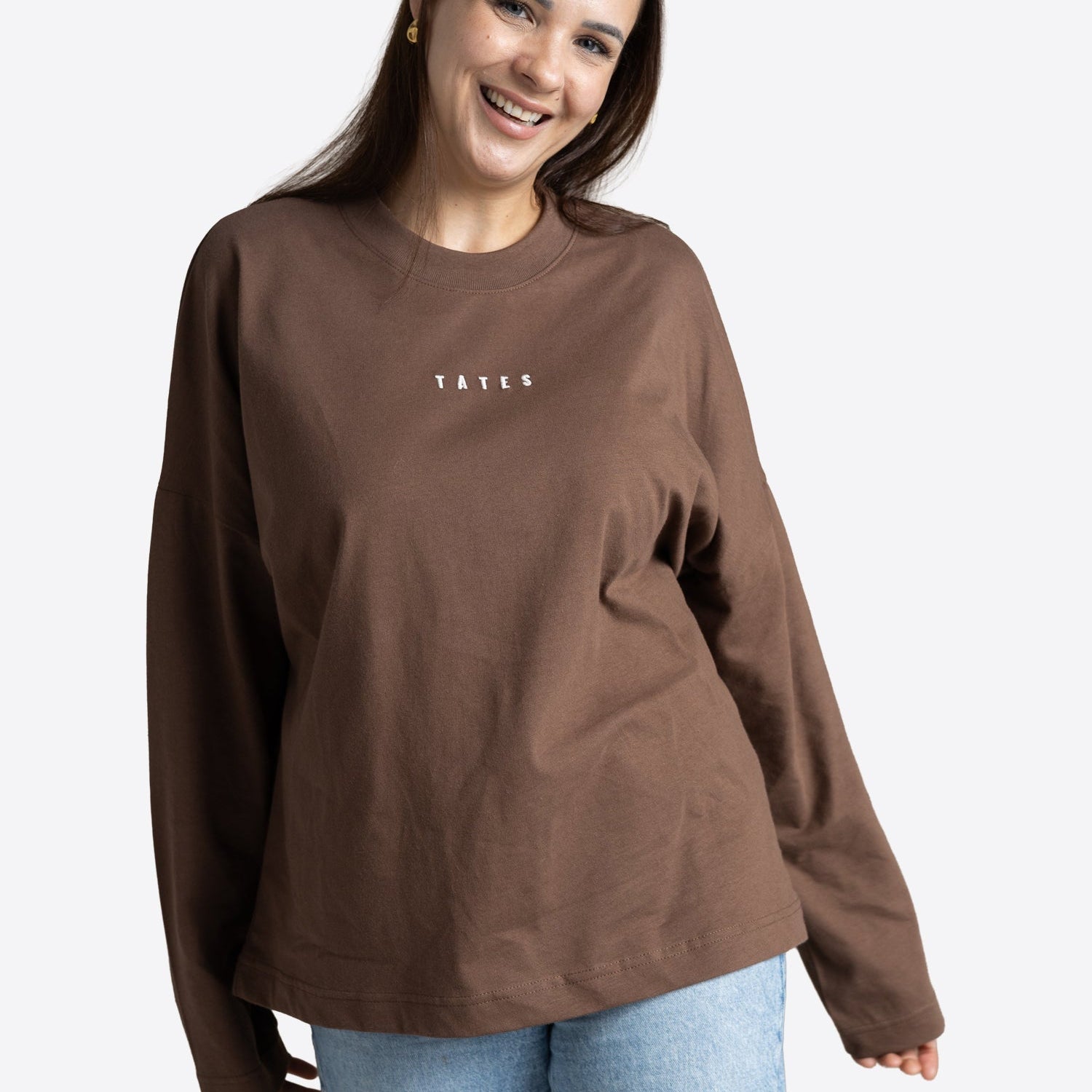Longsleeve (Oversized) – Chocolate