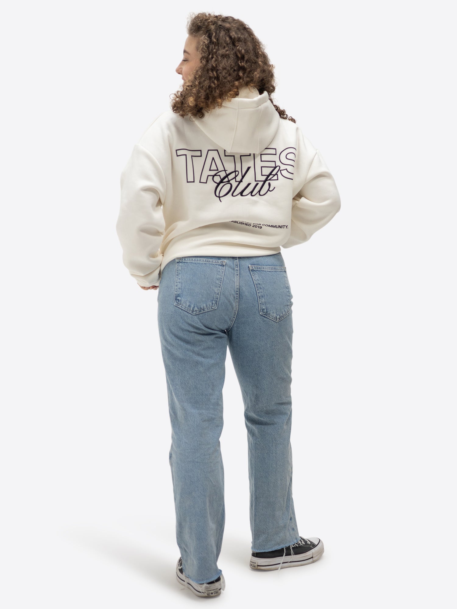 TATES Club Hoodie – Off white