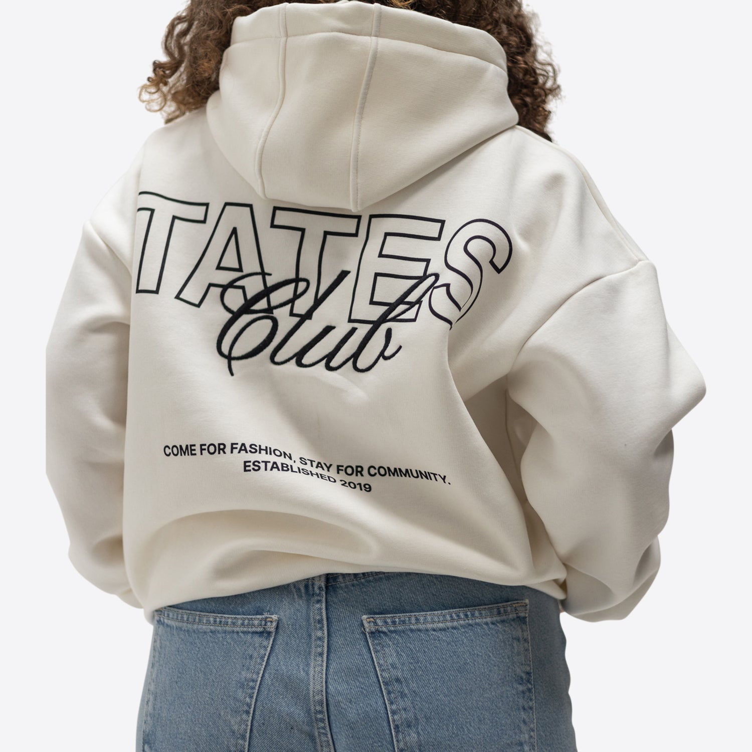 TATES Club Hoodie – Off white