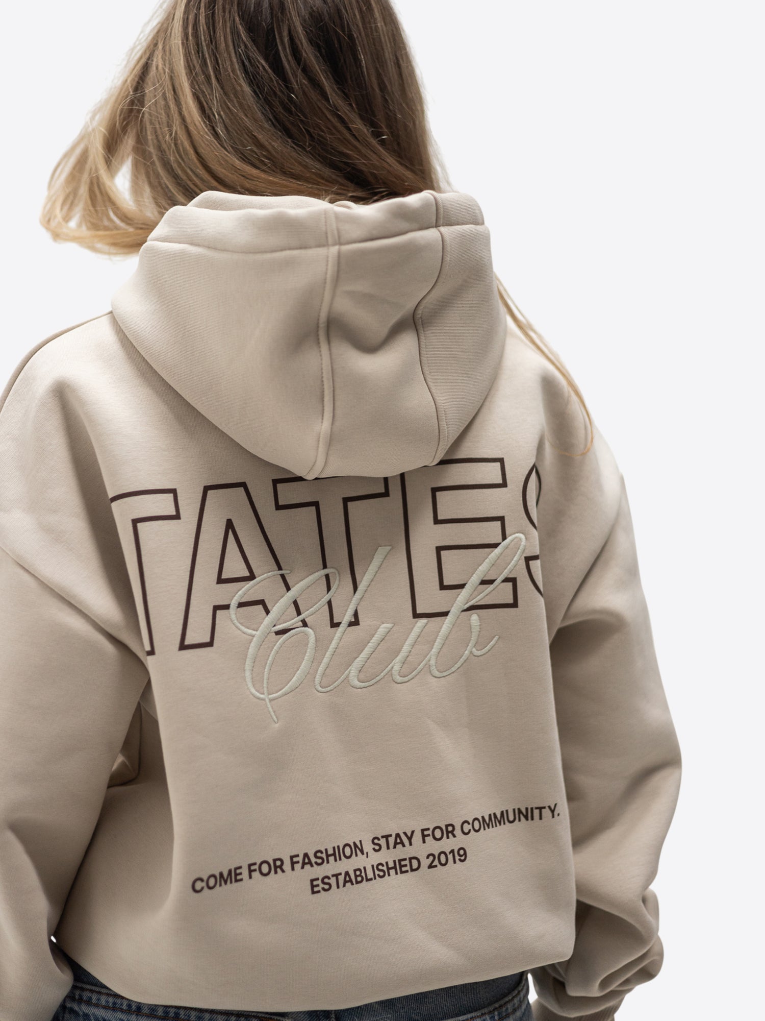 TATES Club Hoodie – Beige