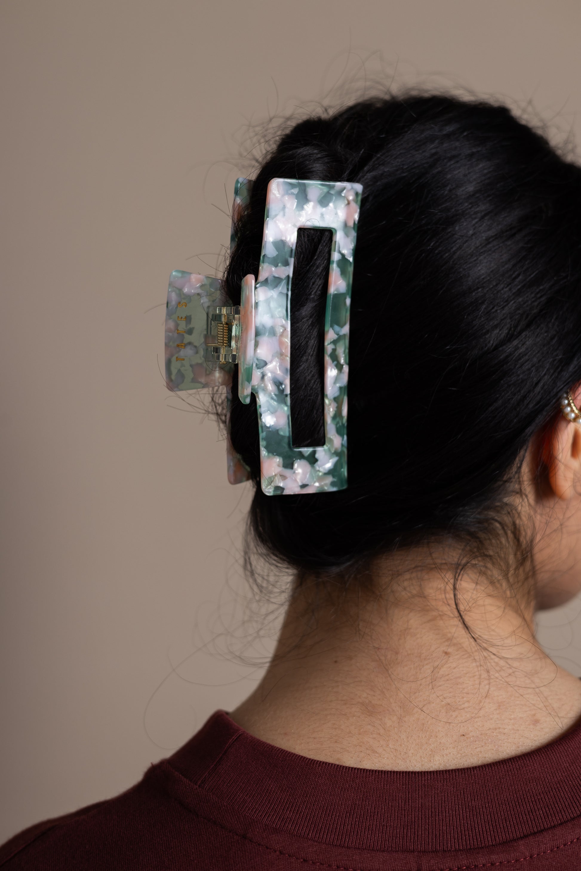 Strawberry matcha Haarklammer maxi