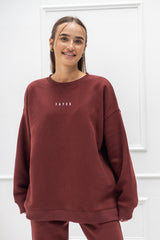 Tates Oversize Sweater wide waistband