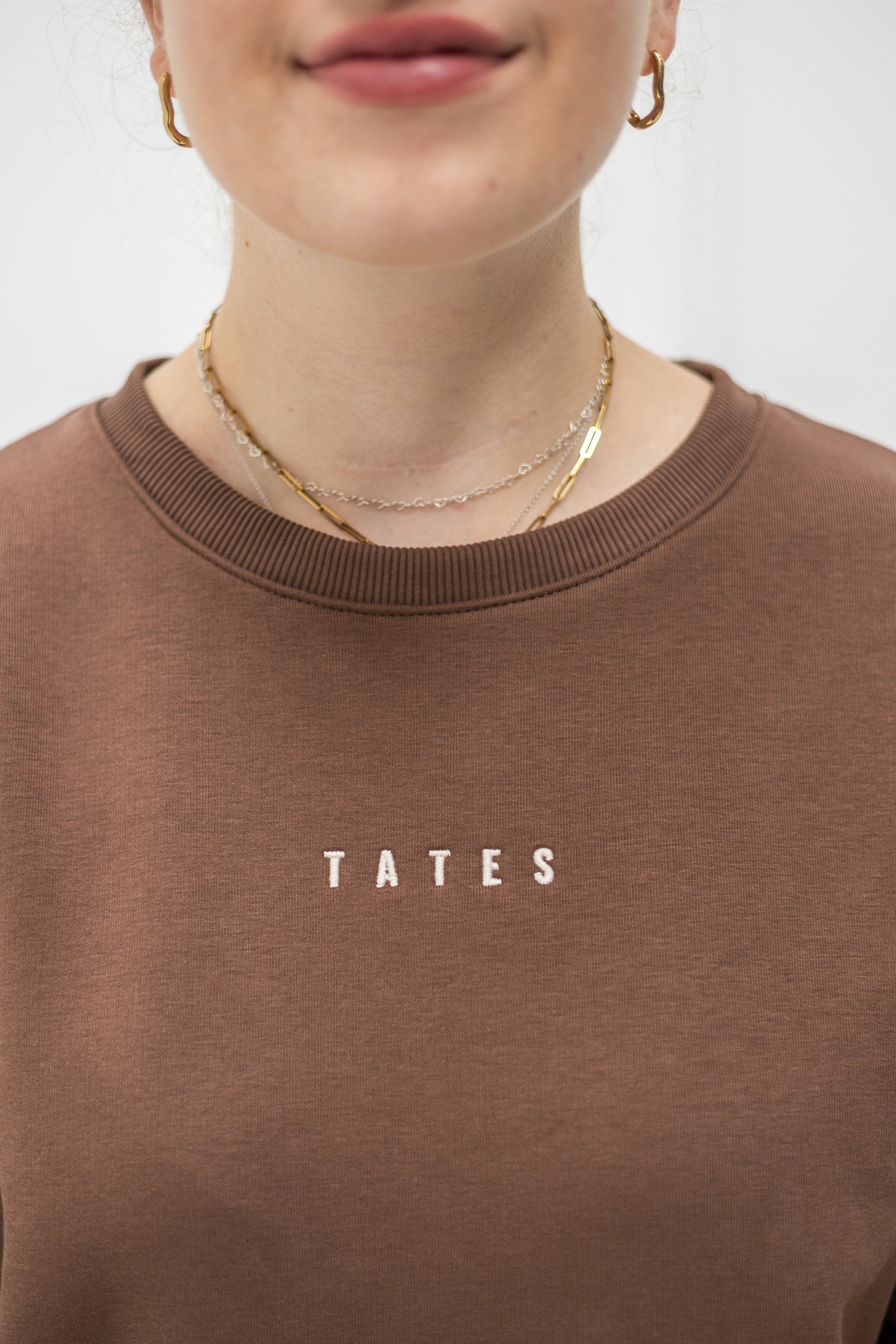 Wide Waistband Sweater – Chocolate