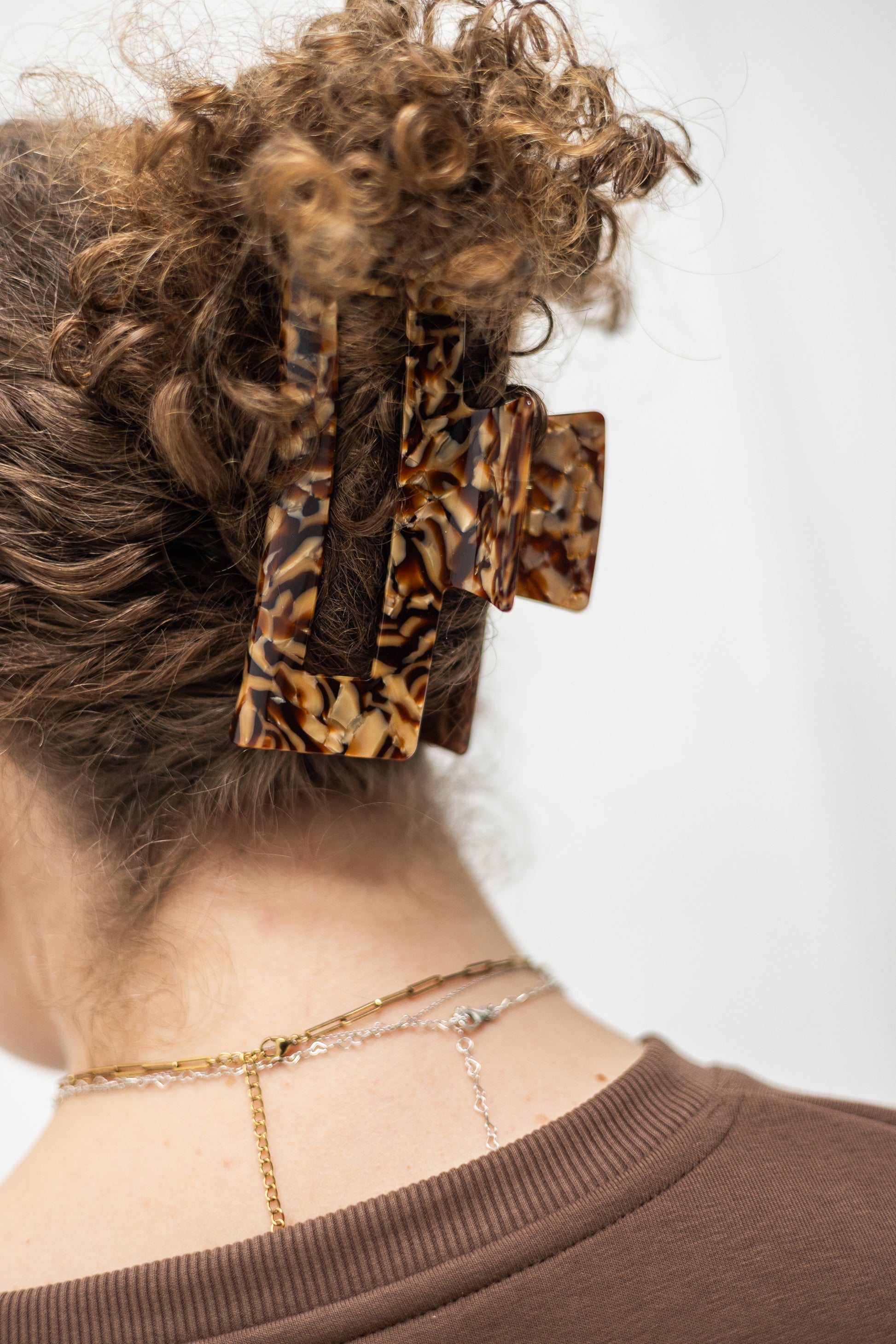 Chestnut Haarklammer midi