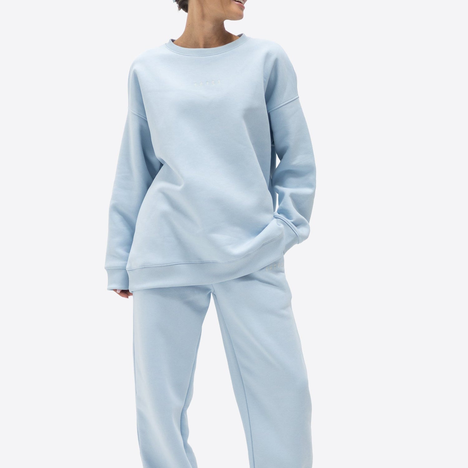 Original Wide Waistband Sweater – Hellblau