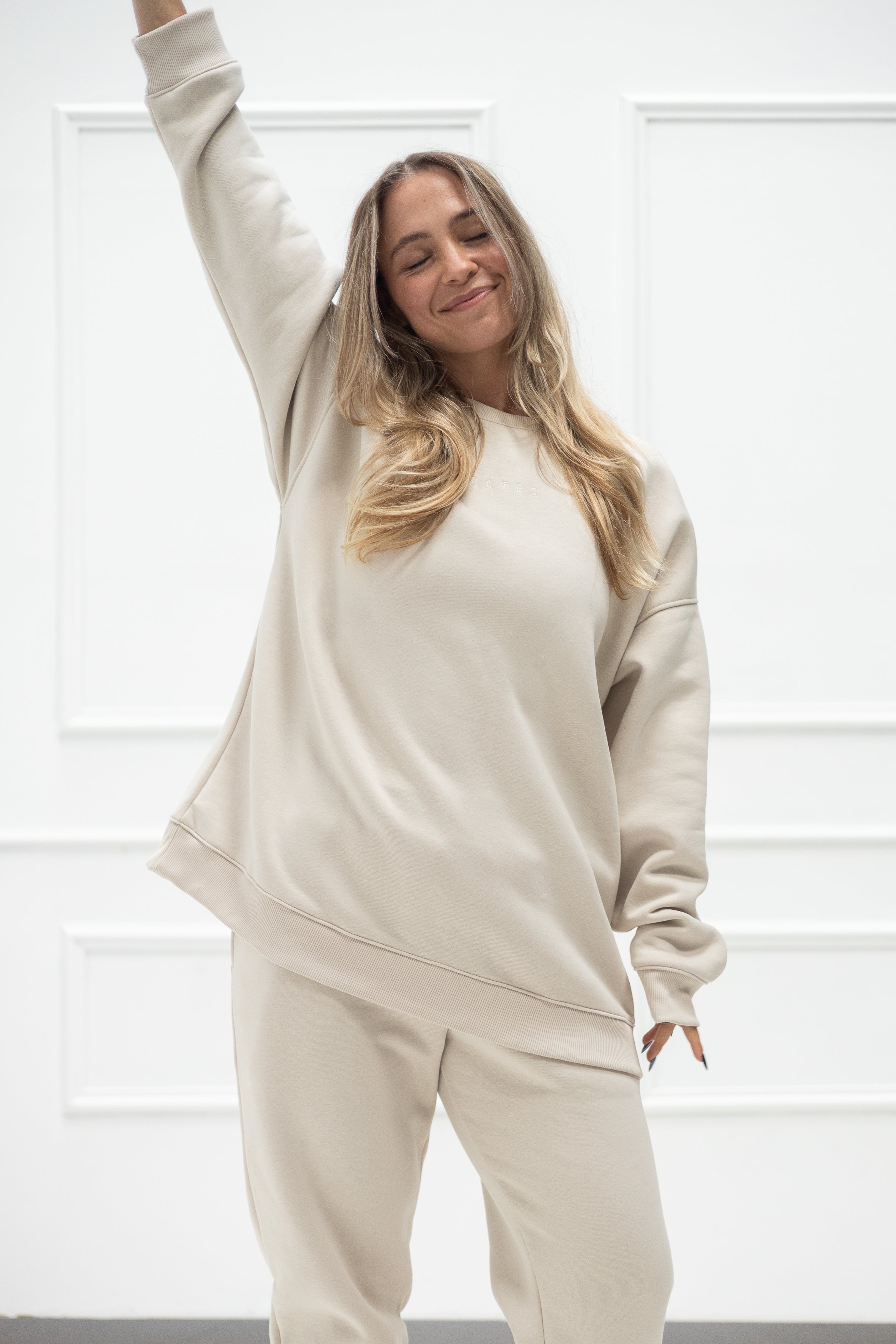 Original Wide Waistband Sweater – Beige