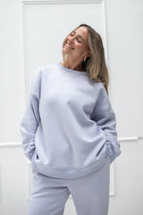 Tates Oversize Sweater wide waistband