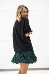 Soft Touch T-Shirt (Oversized) "Birthflower Dezember"