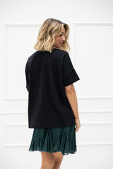 Soft Touch T-Shirt (Oversized) "Birthflower Februar"