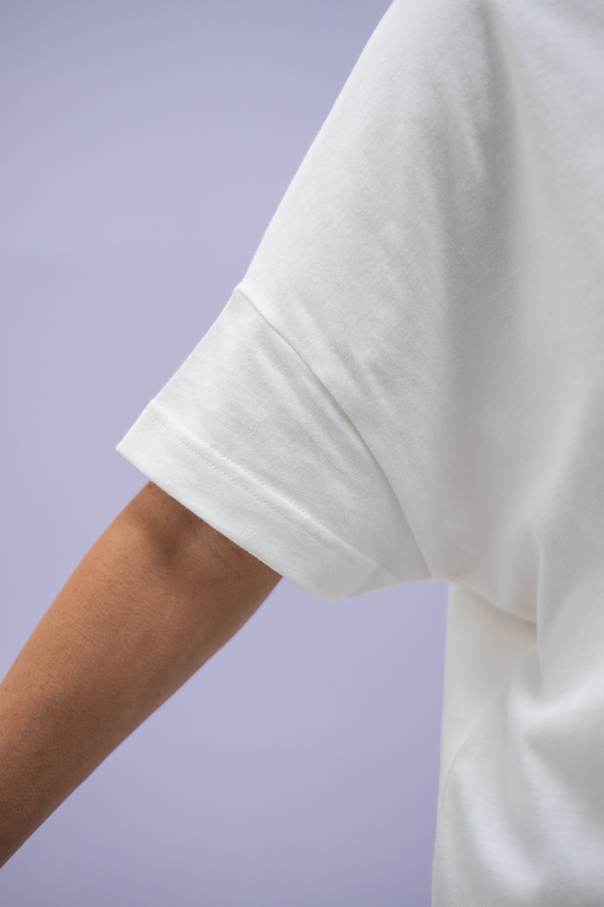 Soft Touch T-Shirt "Love letter" – Off white