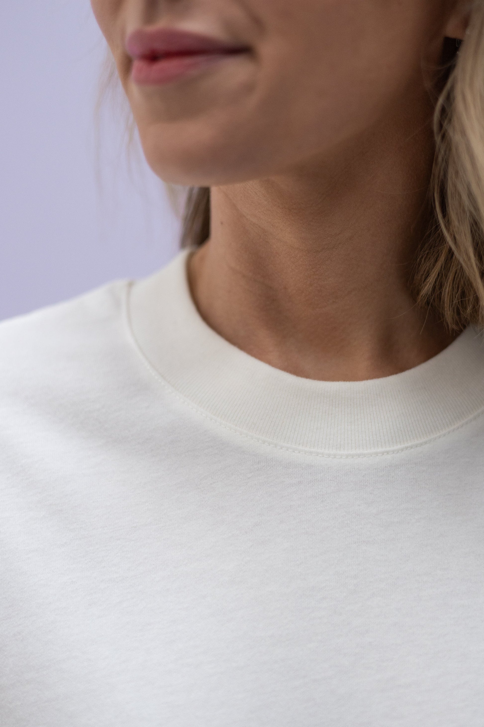 Soft Touch T-Shirt "Love letter" – Off white