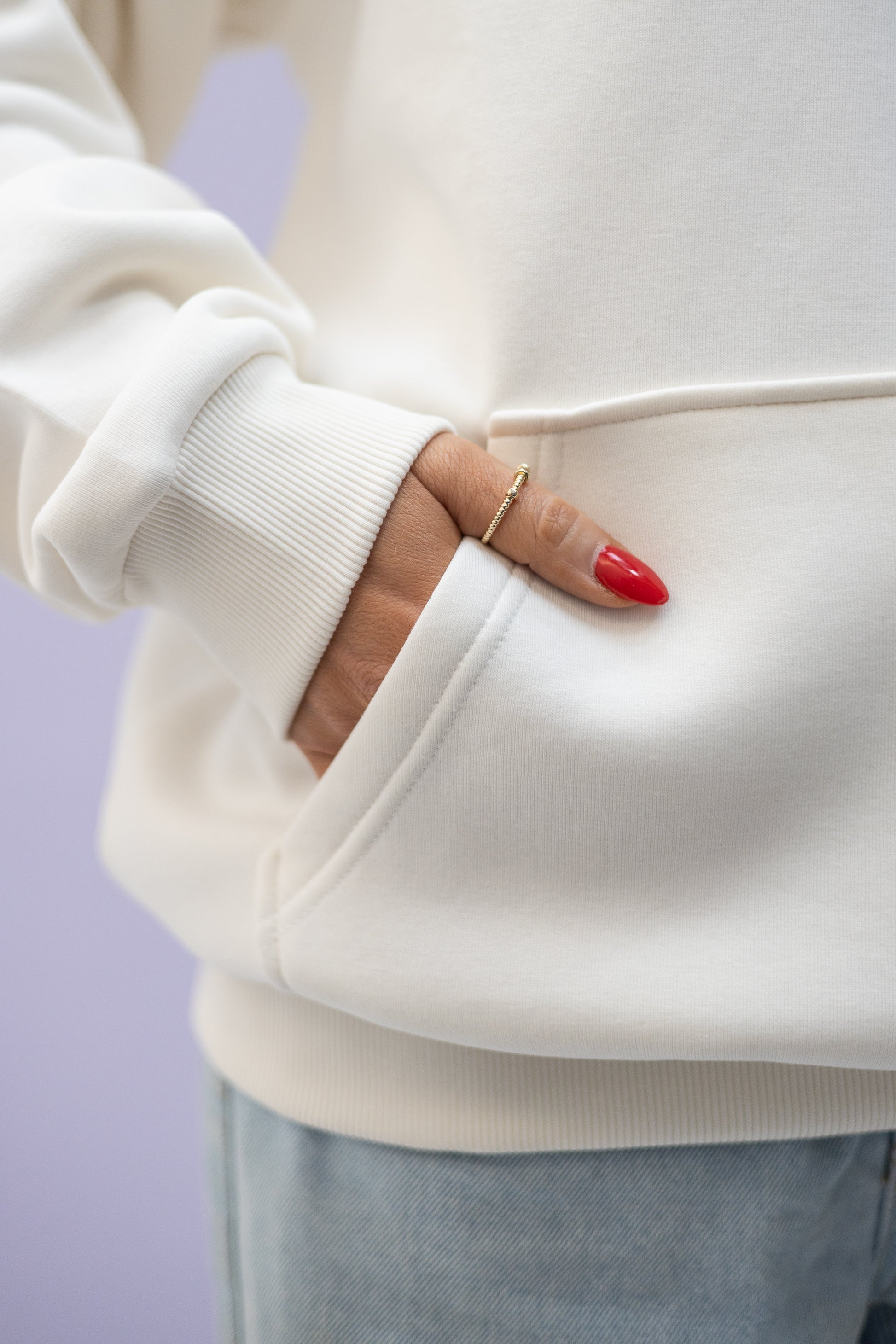 Original Regular Waistband Hoodie "Book club"