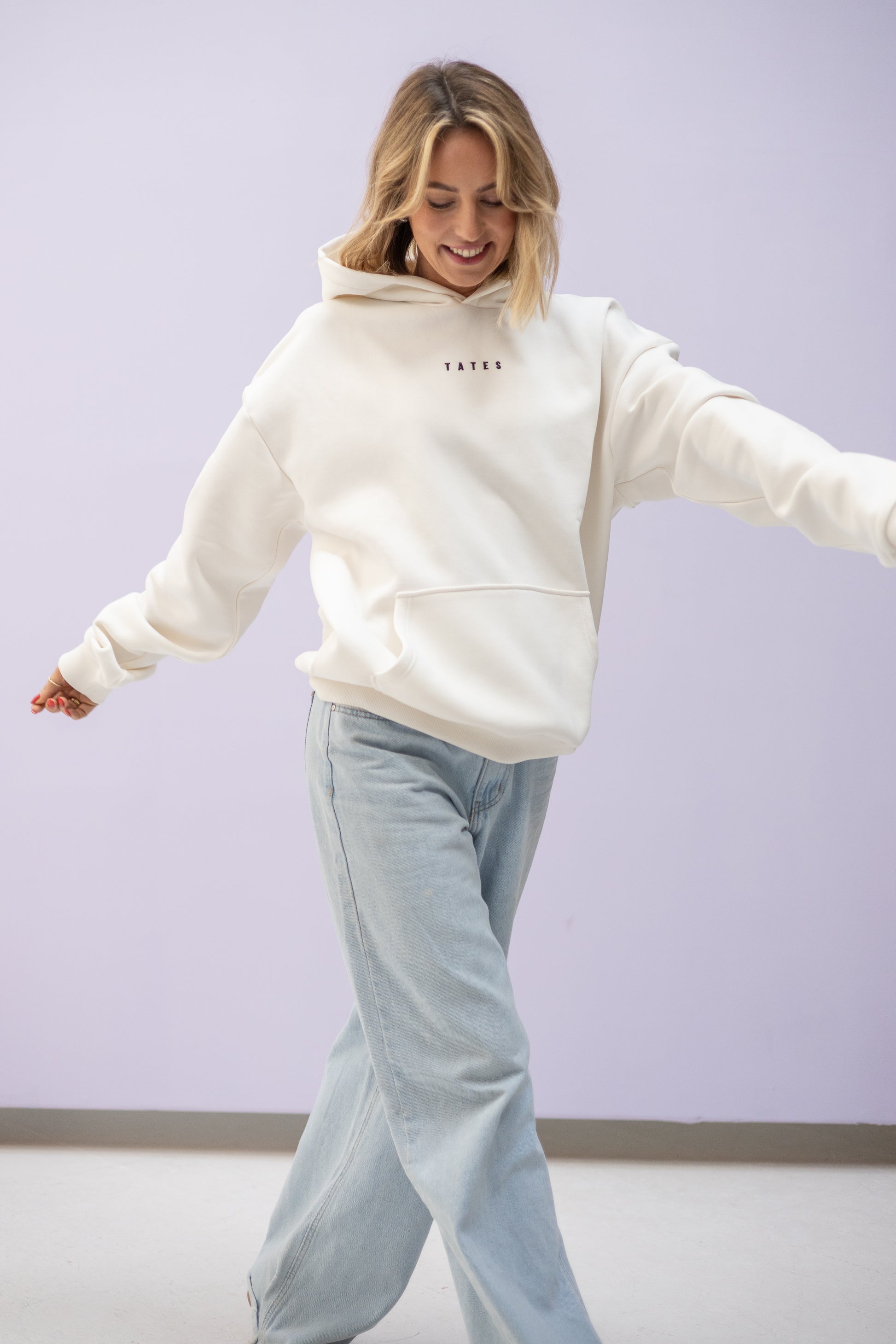 Original Regular Waistband Hoodie "Book club"