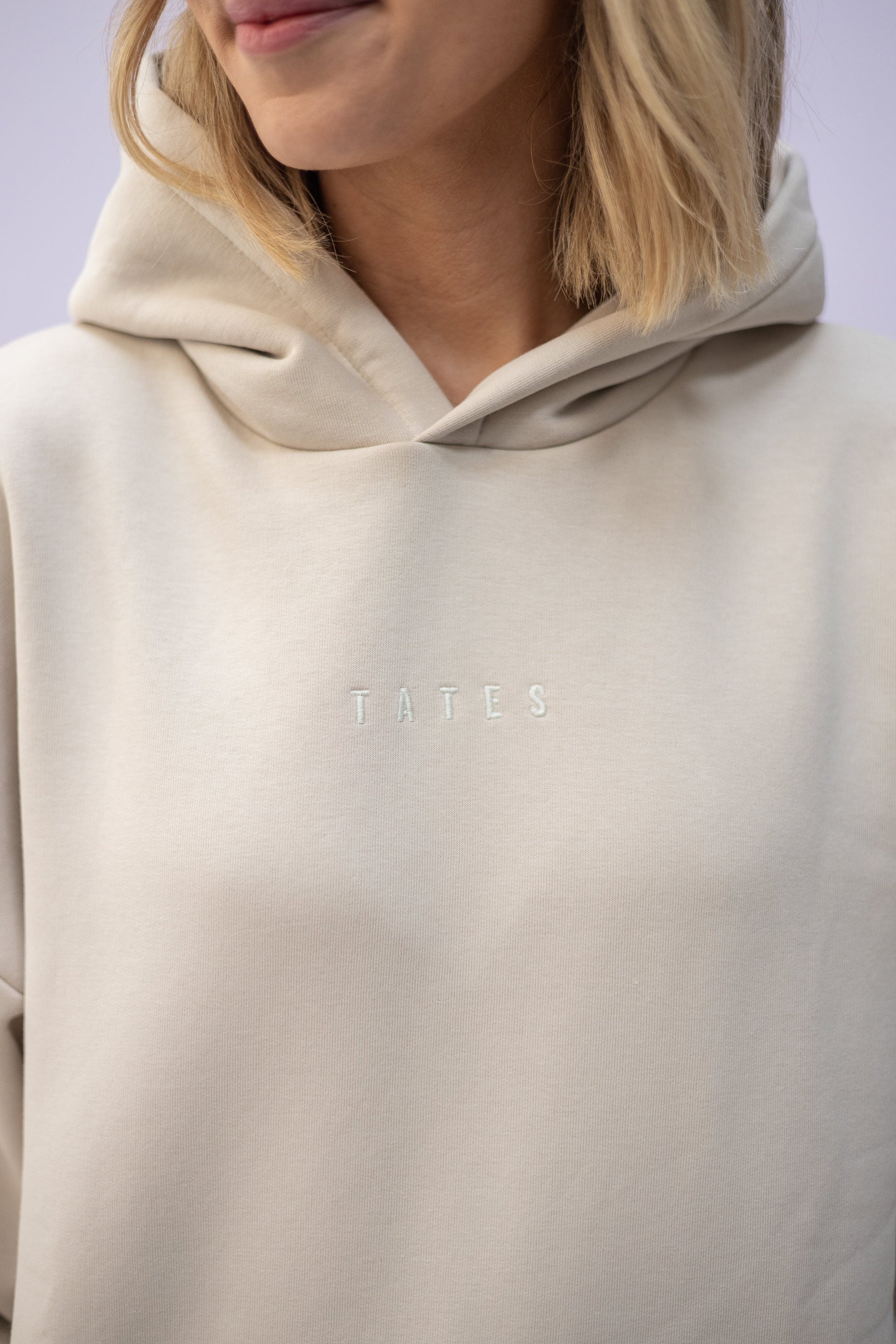 Original Regular Waistband Hoodie "I made you coffee" – Beige