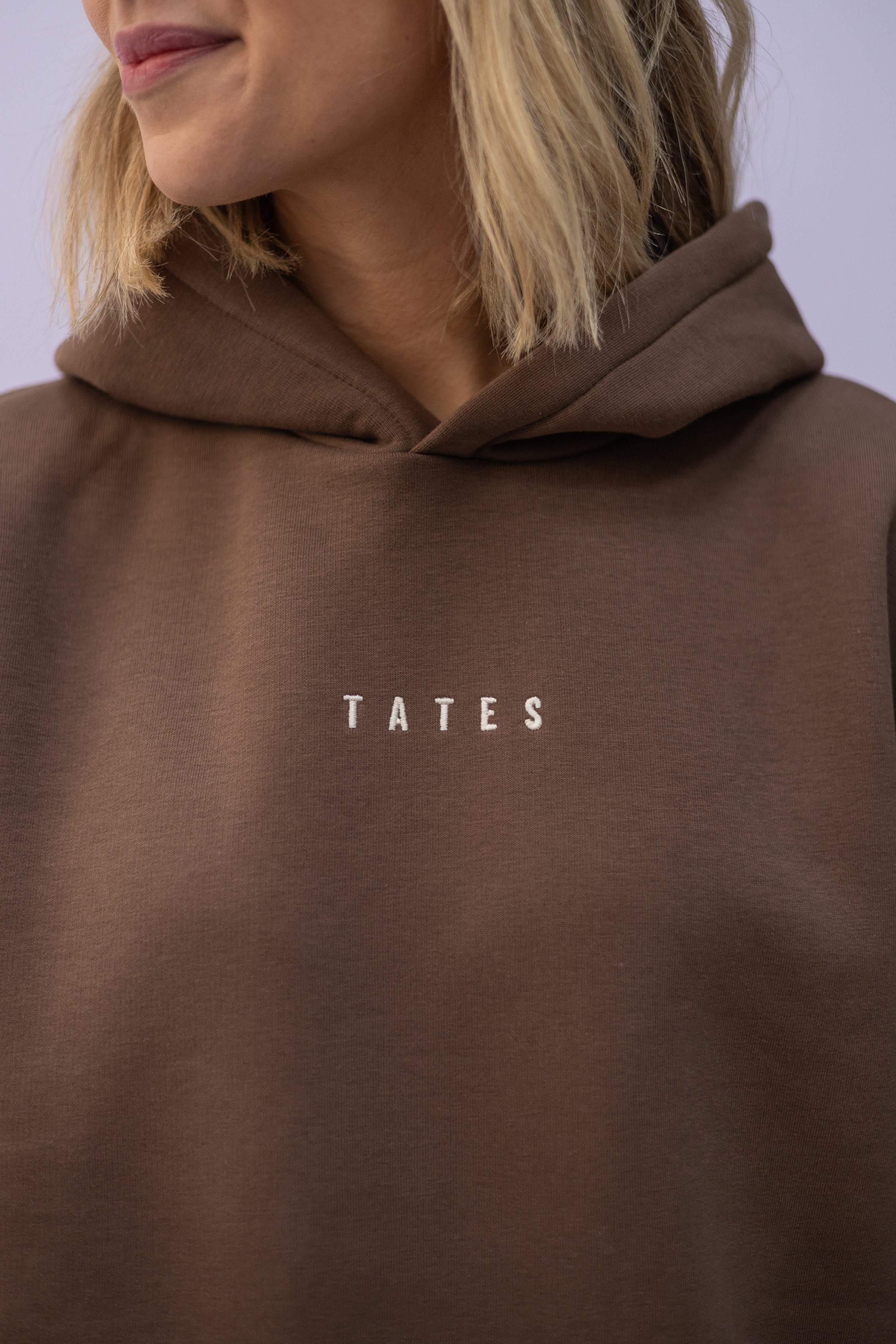 Regular Waistband Hoodie "I made you coffee" – Chocolate