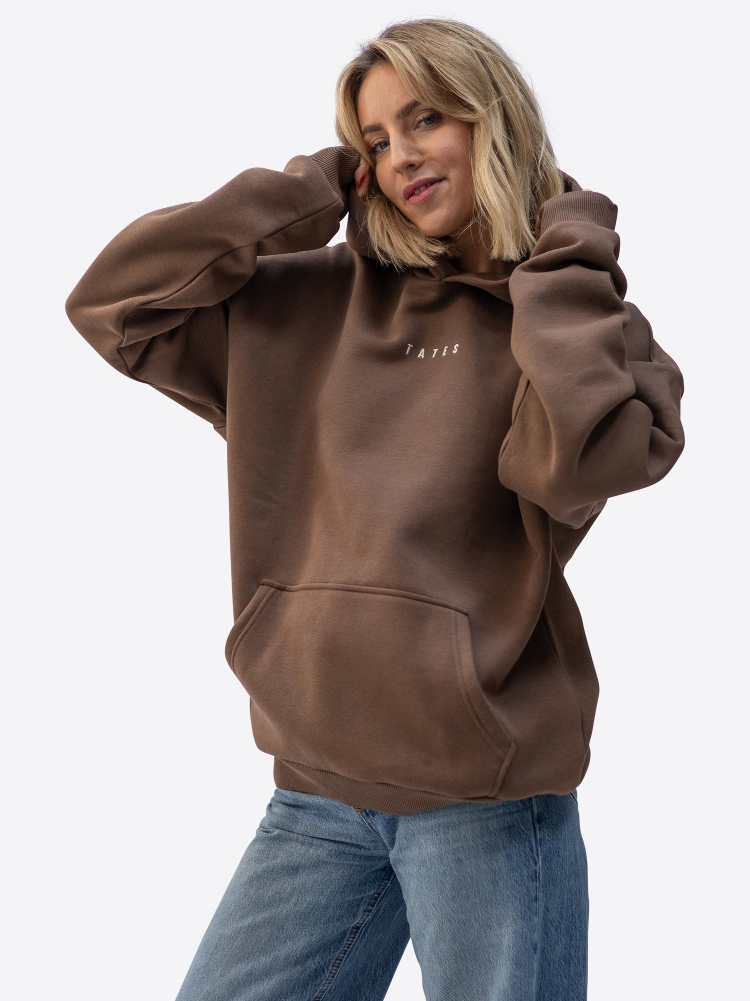 Regular Waistband Hoodie – Chocolate