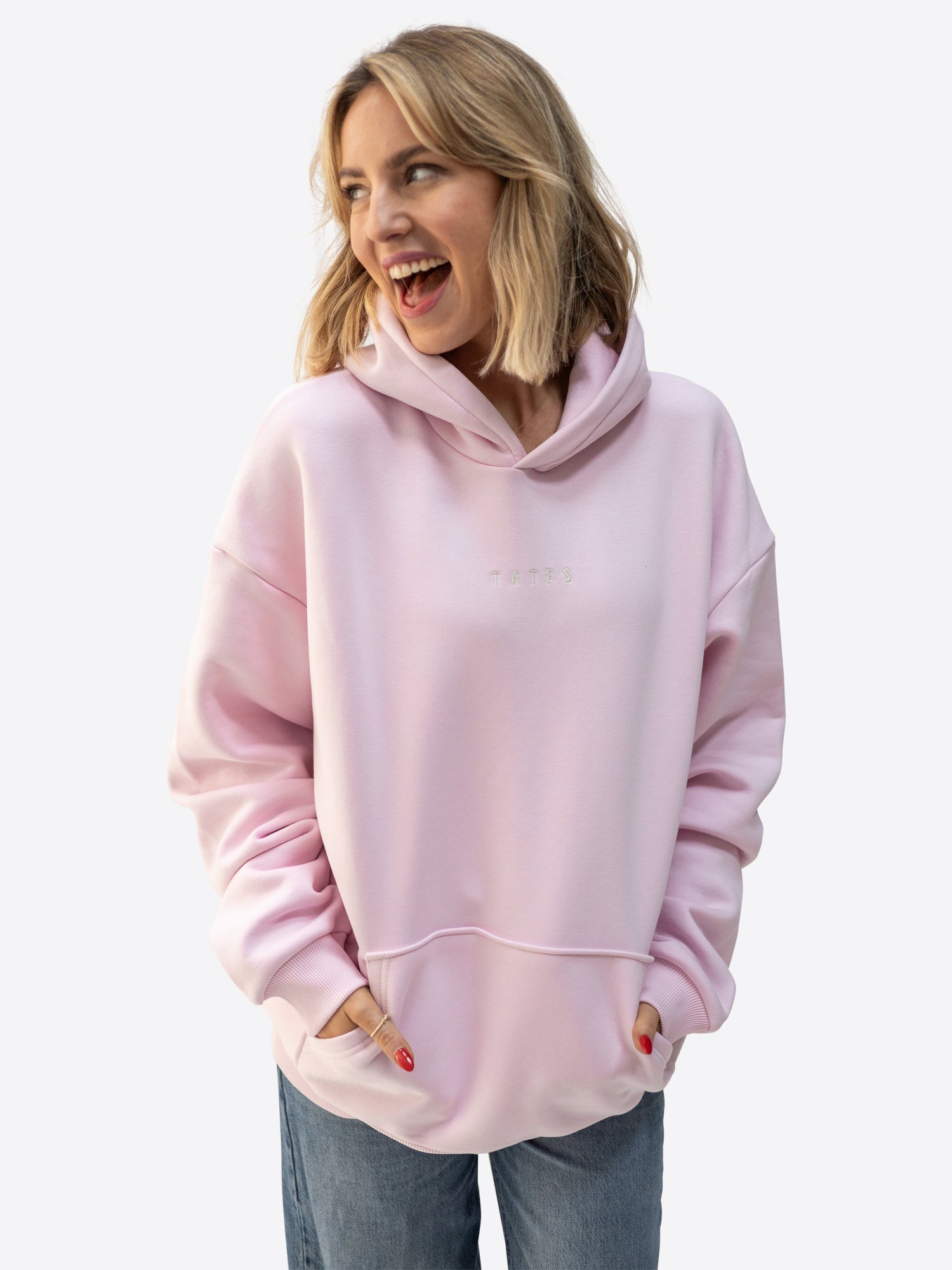 Regular Waistband Hoodie – Rosa