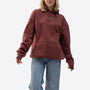 Regular Waistband Hoodie – Bordeaux