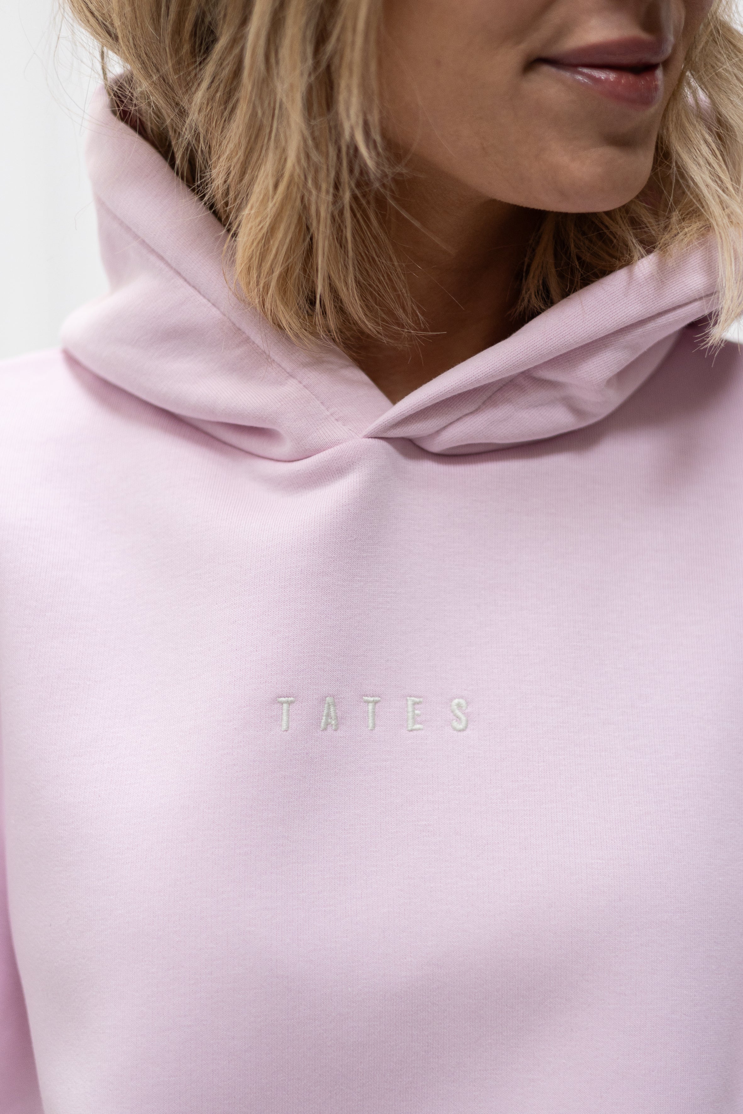 Regular Waistband Hoodie "Love letter" – Rosa