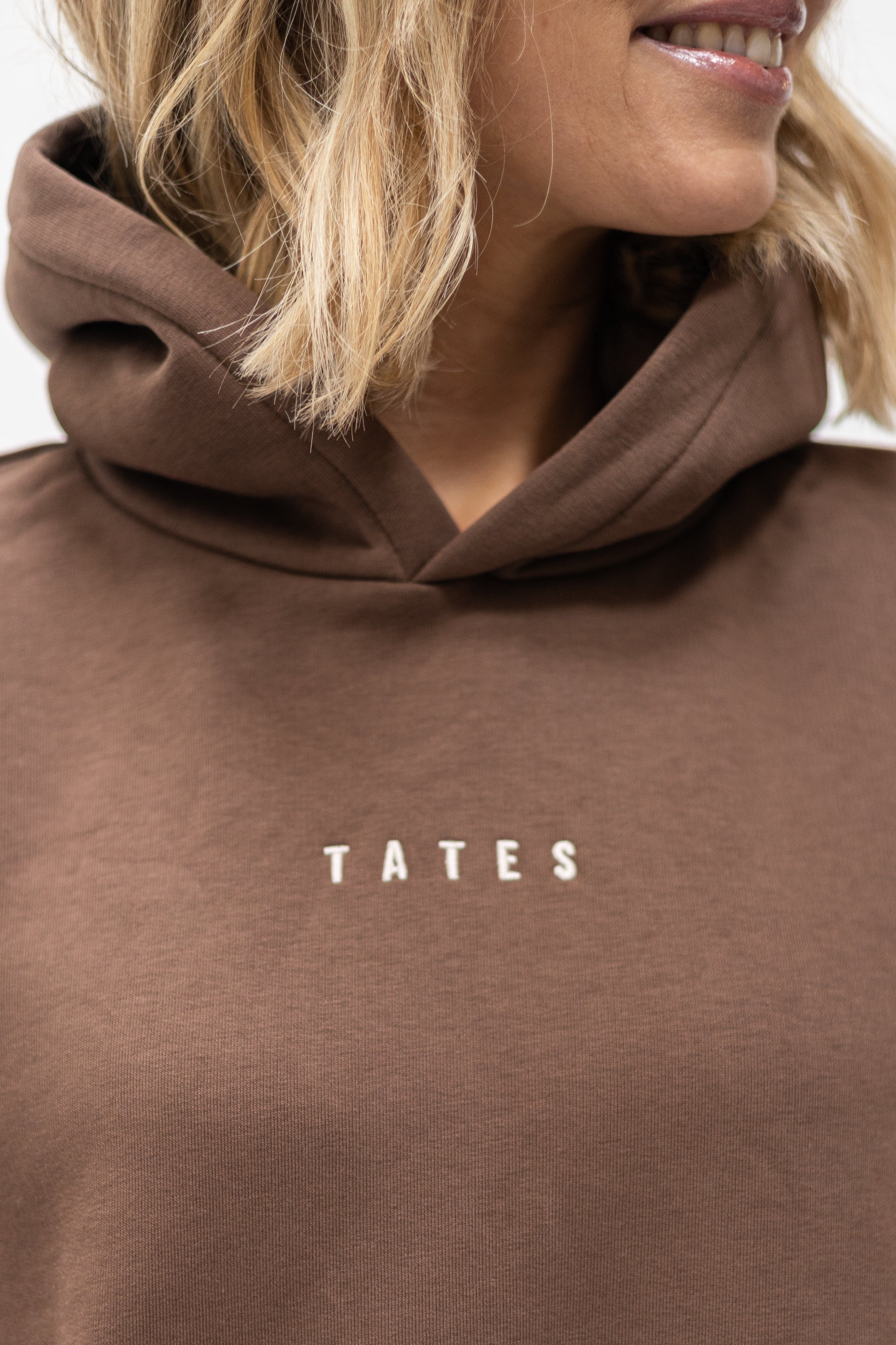 Regular Waistband Hoodie  "Stay kind" – Chocolate