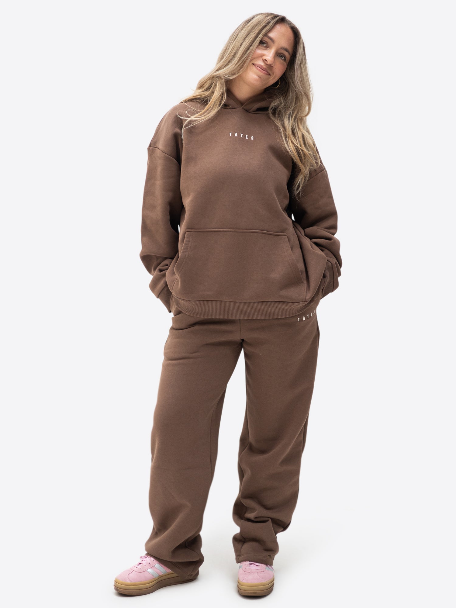 Jogginghose wide leg – Chocolate