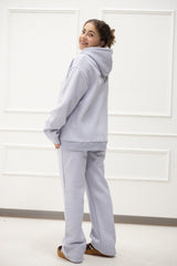 Tates Oversize Hoodie wide waistband