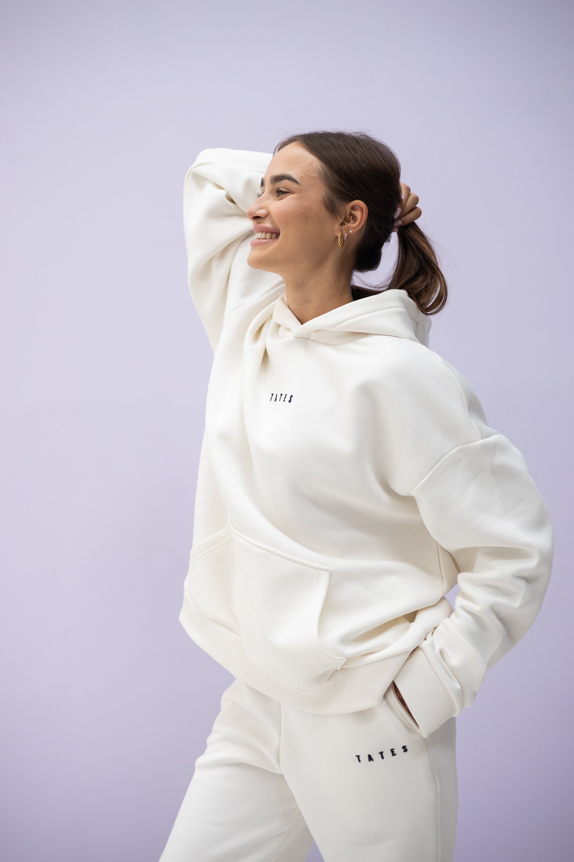 Original Wide Waistband Hoodie – Off white