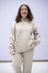 Tates Oversize Hoodie wide waistband