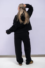 Tates Oversize Hoodie wide waistband