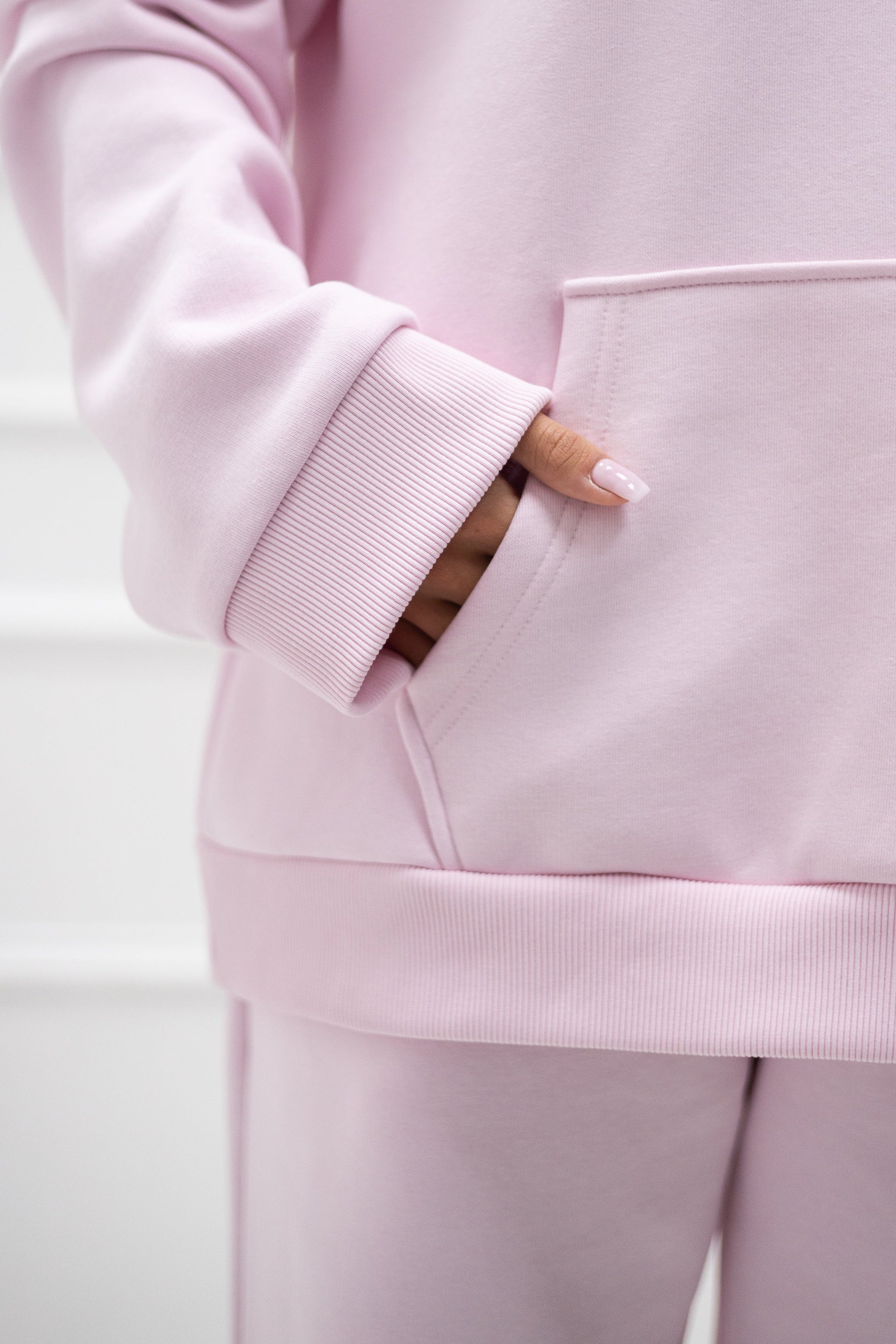 Original Wide Waistband Hoodie – Rosa