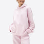 Wide Waistband Hoodie – Rosa