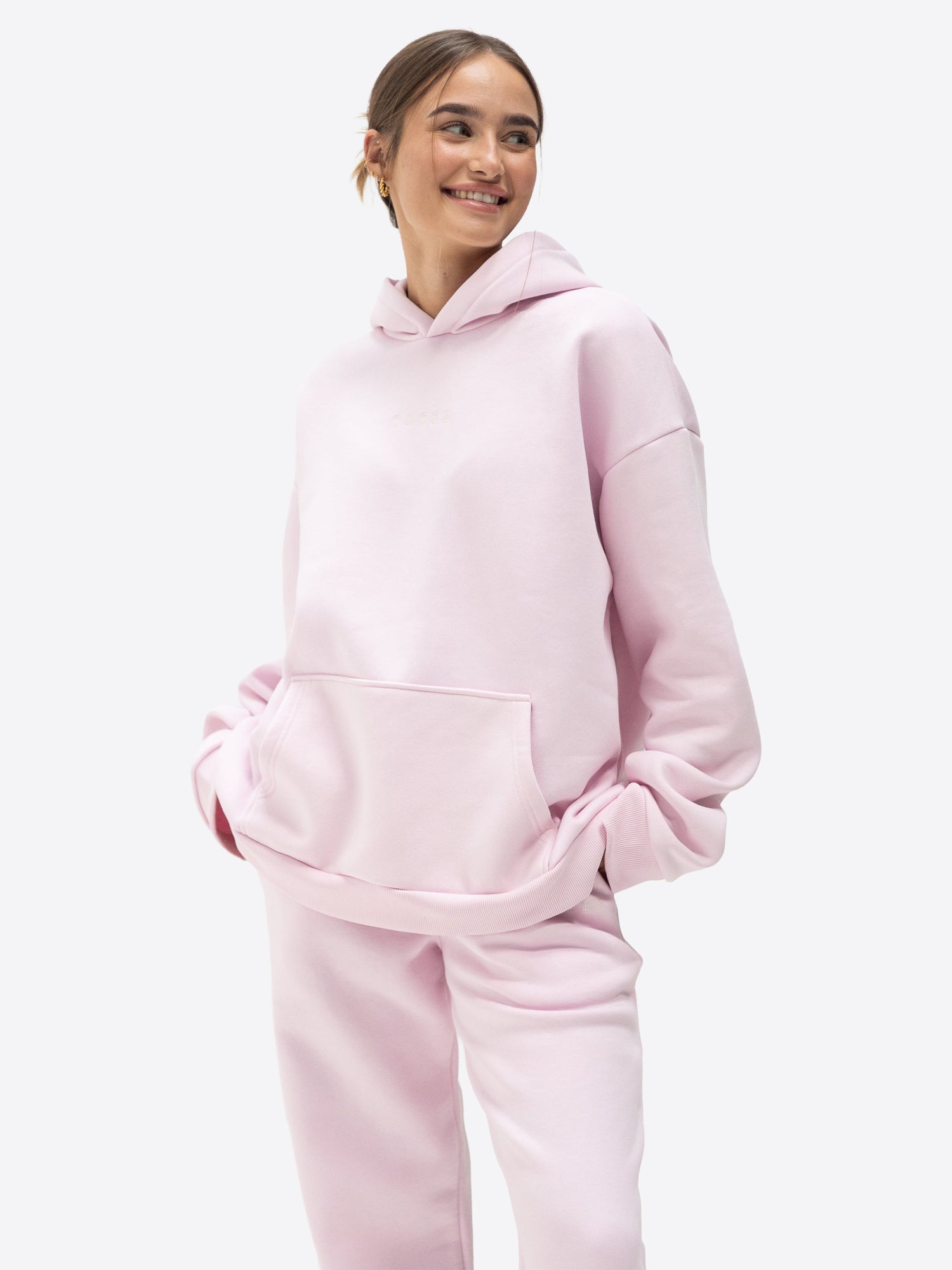 Original Wide Waistband Hoodie – Rosa