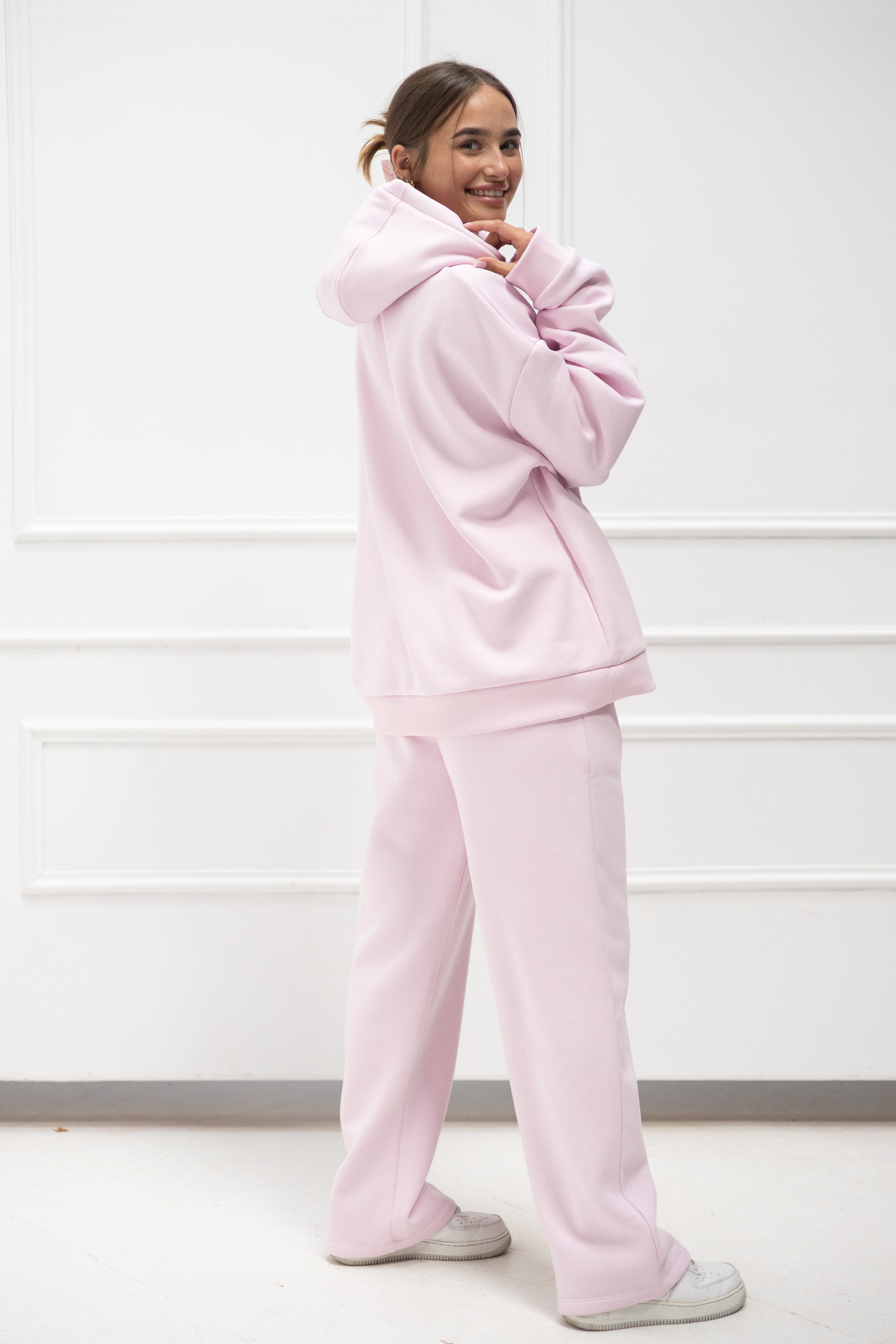 Original Wide Waistband Hoodie – Rosa