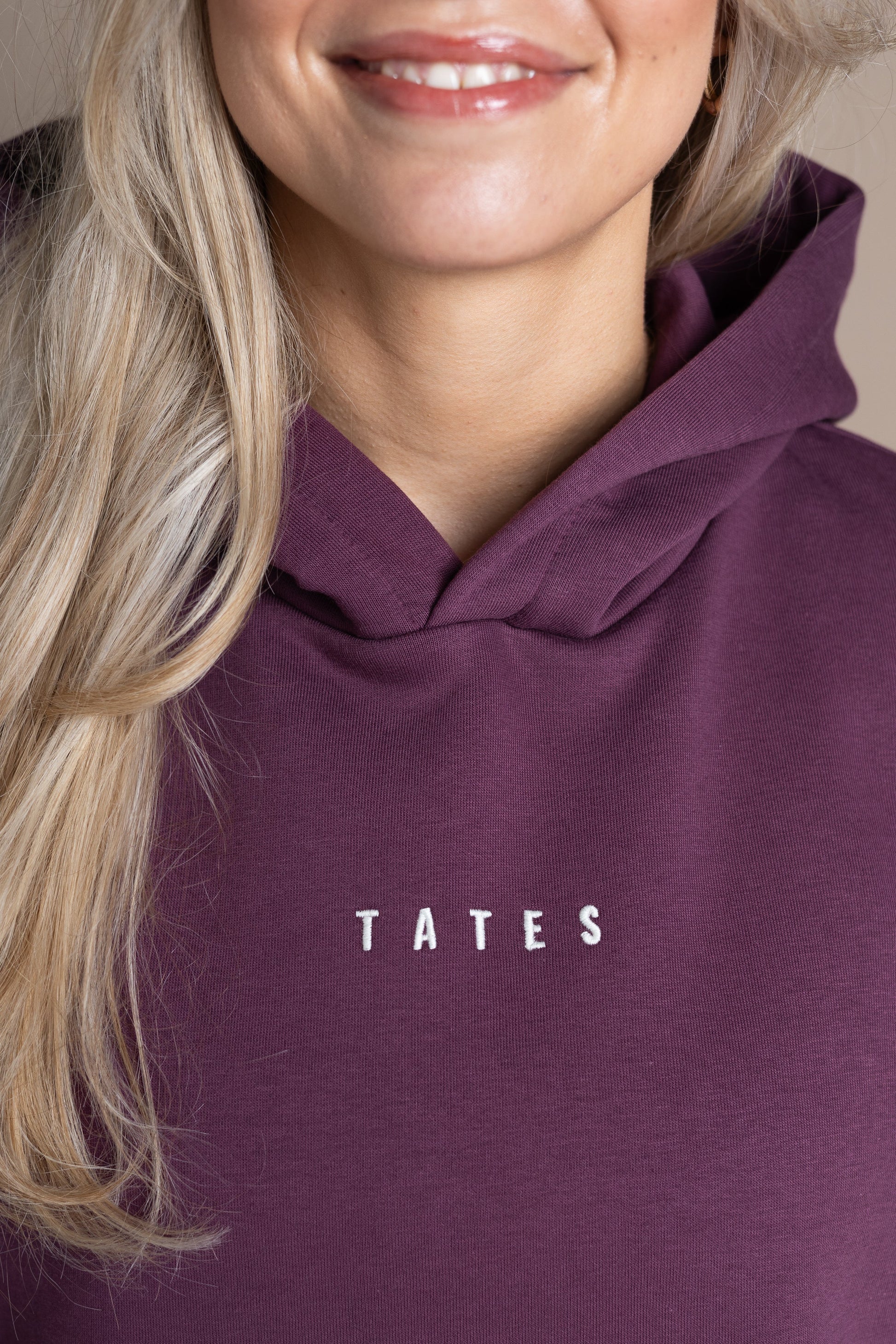 Original Wide Waistband Hoodie – Aubergine