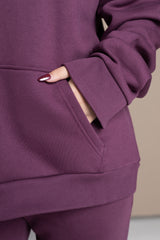 Tates Oversize Hoodie wide waistband